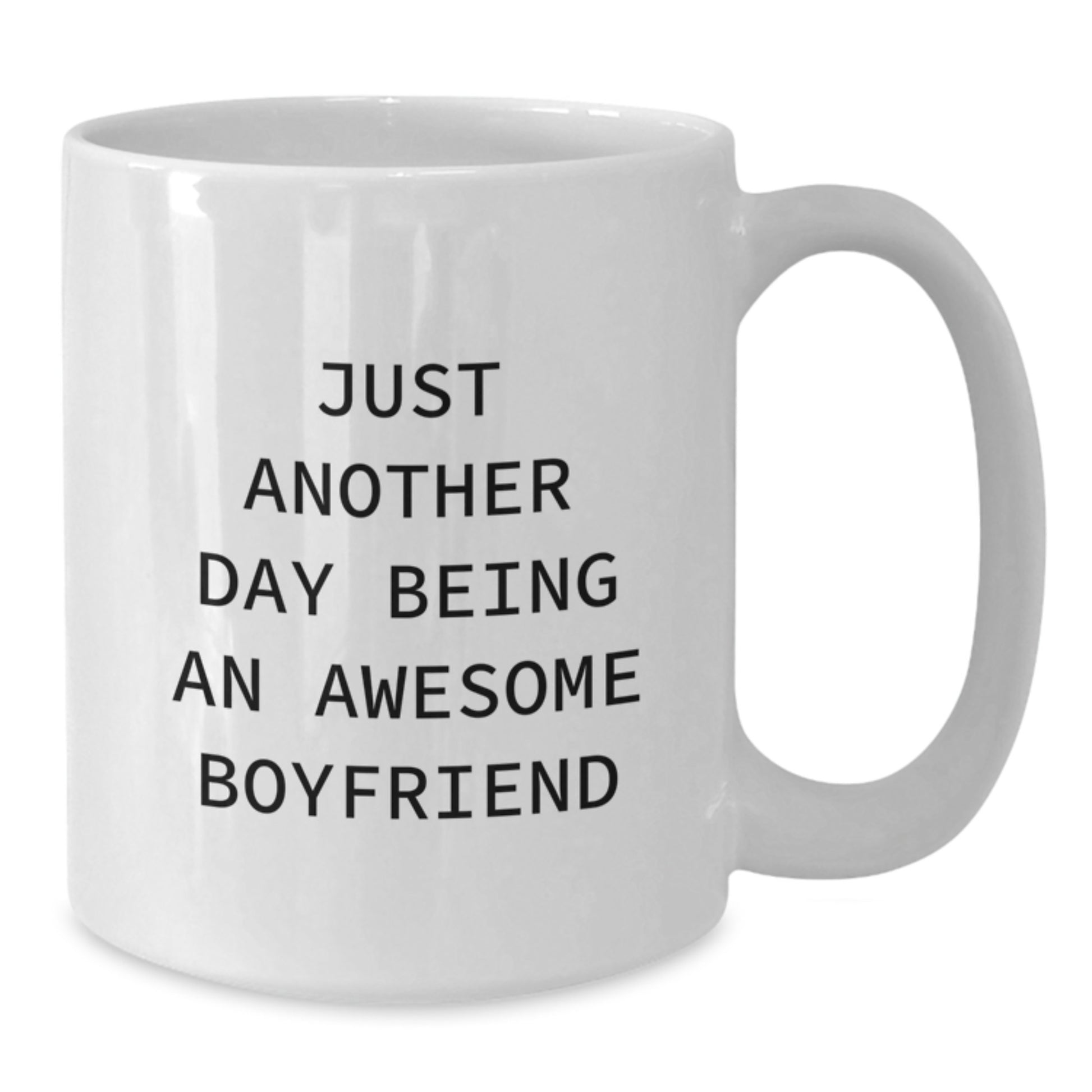 Funny Sweetheart Gifts from Men, White Coffee Mug for Birthday, 'Just Another Day Being An Awesome Sweetheart' Quote, 11oz or 15oz Capacity, Ceramic, Microwave, and Dishwasher Safe - Additional