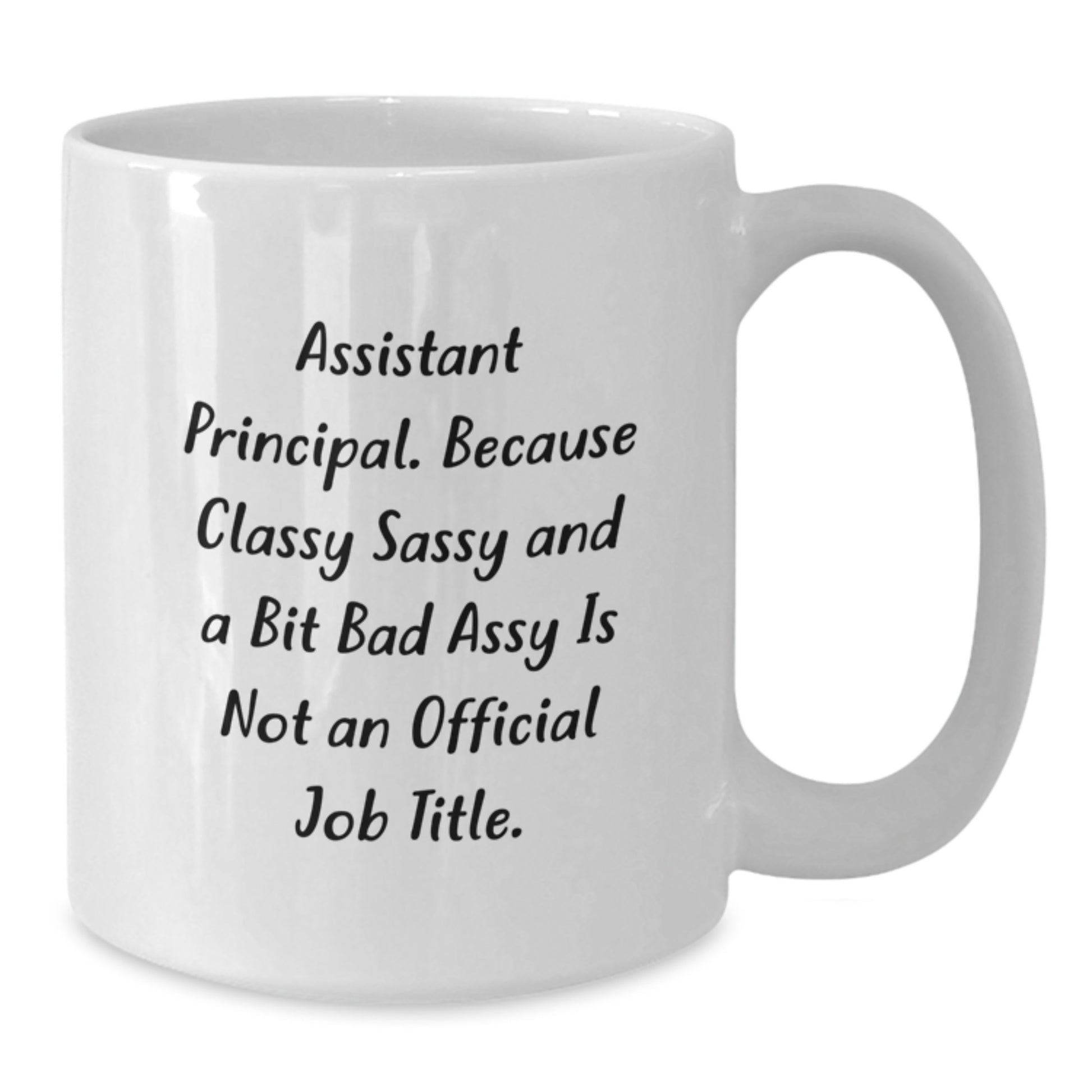 Funny Assistant Principal Gifts, White Coffee Mugs for Men, Women, Friends, and Family, Christmas Unique Presents from Coworkers - Additional
