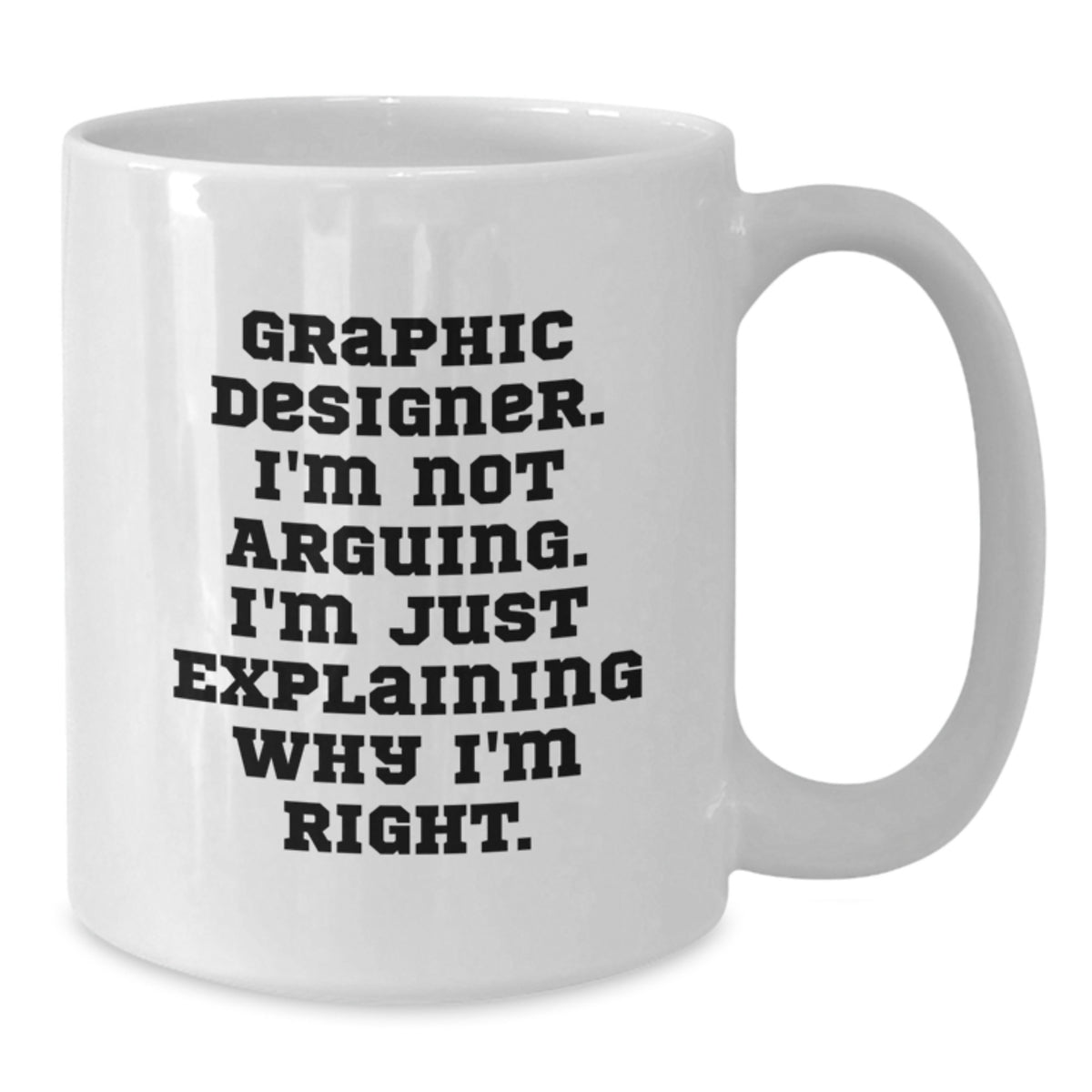 Funny Graphic Designer White Coffee Mugs Gifts for Christmas from Friends - Additional