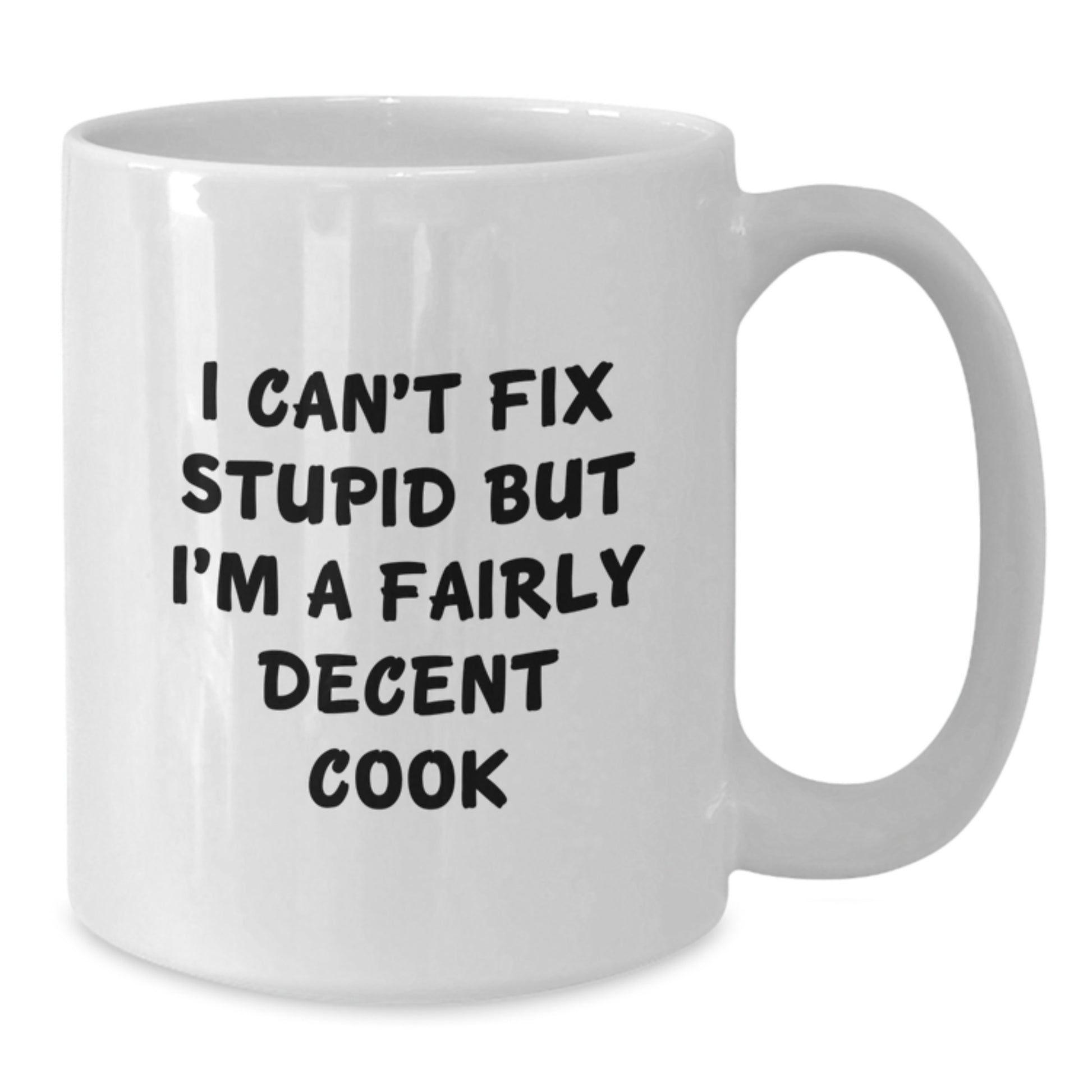 Funny Cook White Coffee Mugs Gifts from Men to Friends with Christmas Unique Presents for Him - Additional