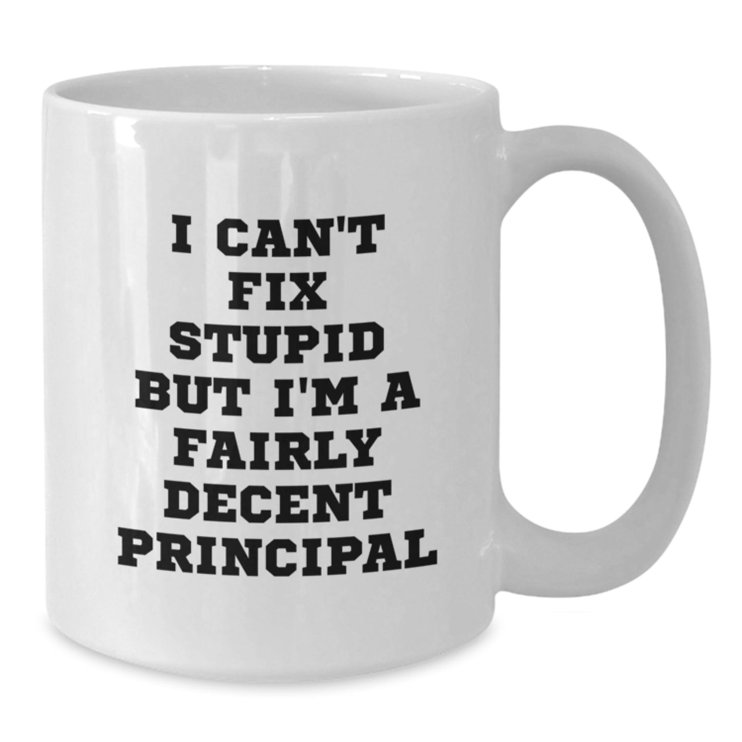 Funny Principal Gifts, White Coffee Mug, Christmas Unique Gifts from Men to Principal, Funny Principal Mug - Additional