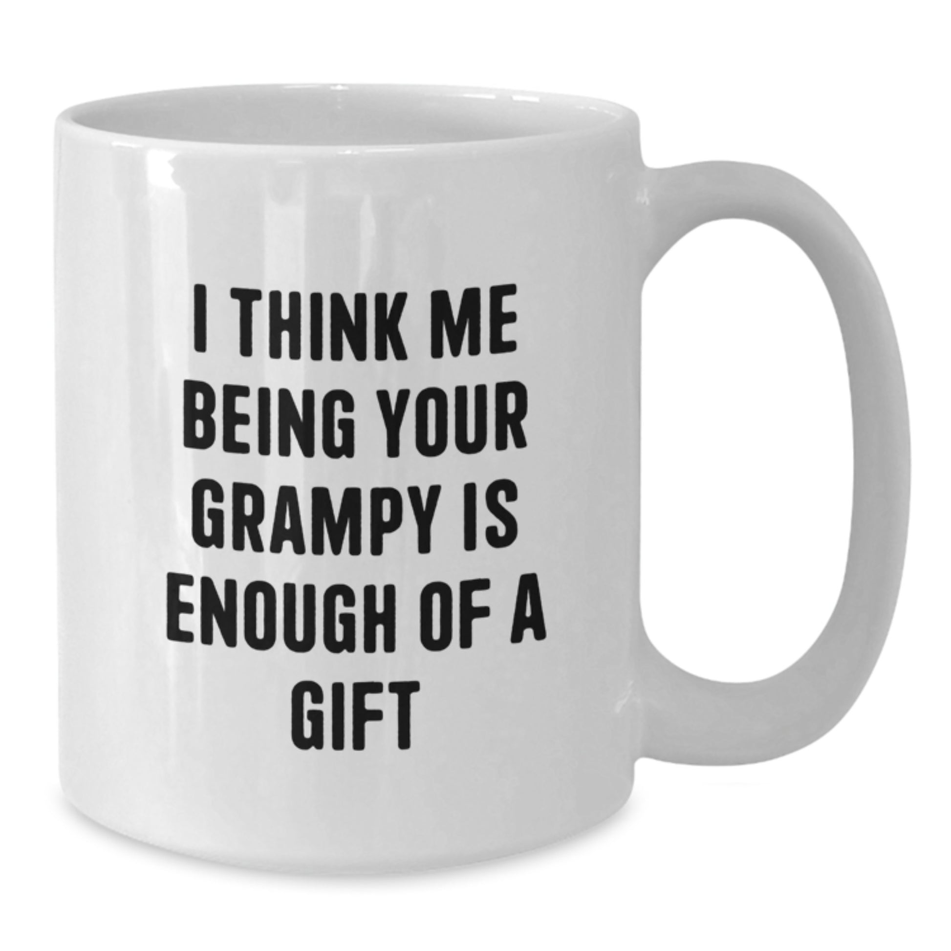 Gifts from Grampy, Funny Quote White Coffee Mug, Birthday Unique Gifts for Men - Additional