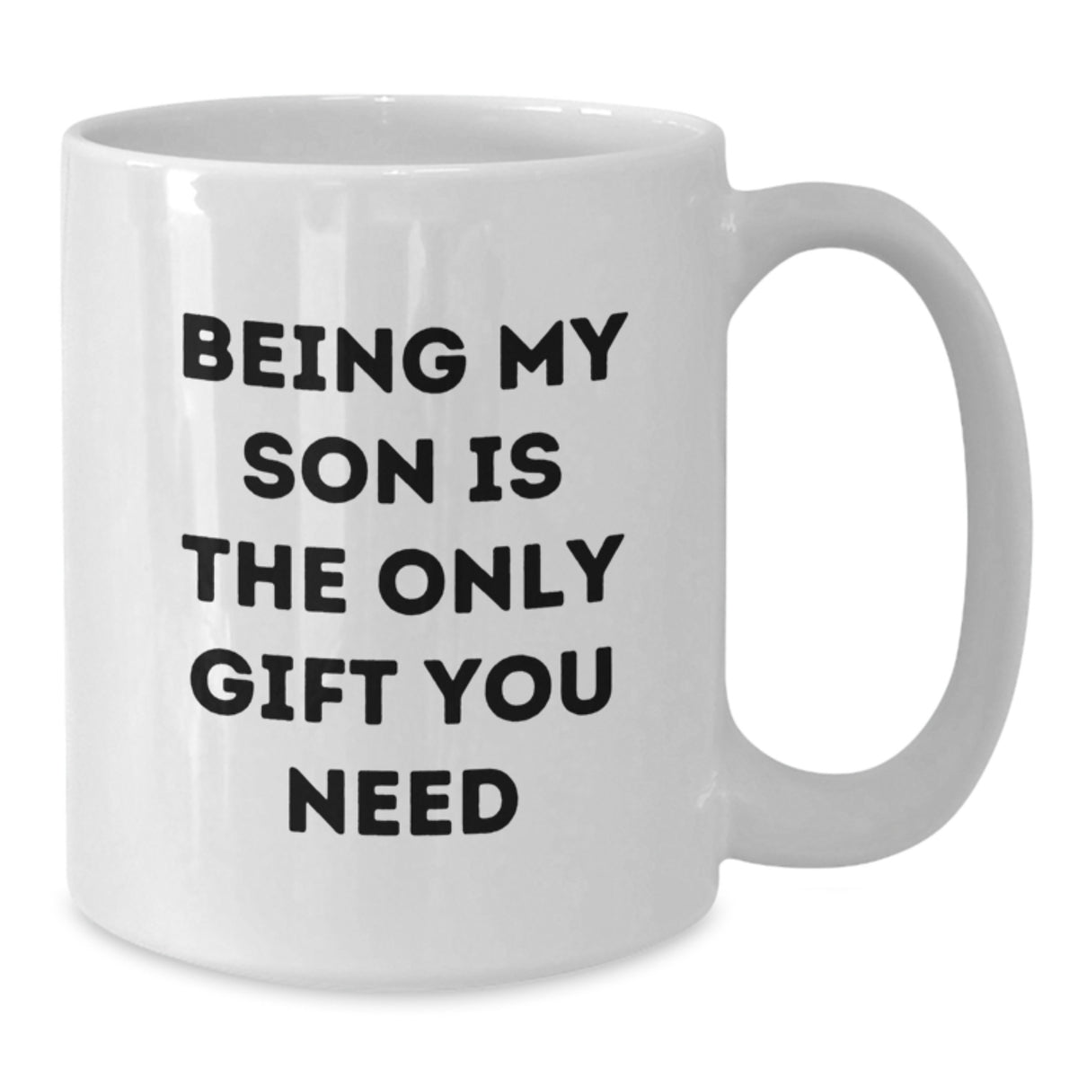 Funny Son White Coffee Mugs Gifts from Men Women to Son for Valentine's - Additional