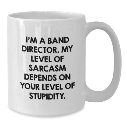 Funny Band Director Coffee Mug - Gifts from Friends for Men, Women, Band Directors, Valentine's Unique Gifts - Additional