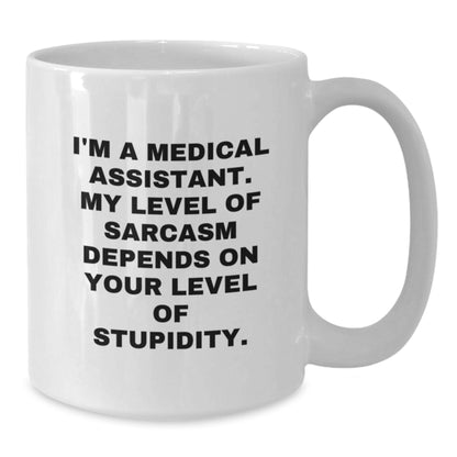 Funny Medical Assistant Gifts, White Coffee Mug for Medical Assistant, Mother's Day Unique Gifts from Friends, Women, Family - Additional