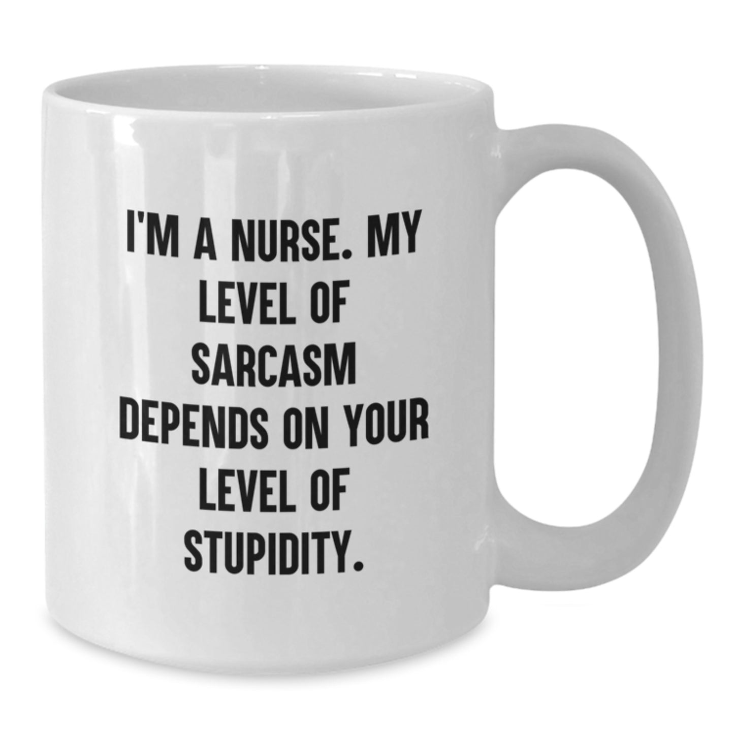 Nurse Gifts for Men, Funny White Coffee Mug, Gifts from Men to Dad on Father's Day, I'm A Nurse - Additional