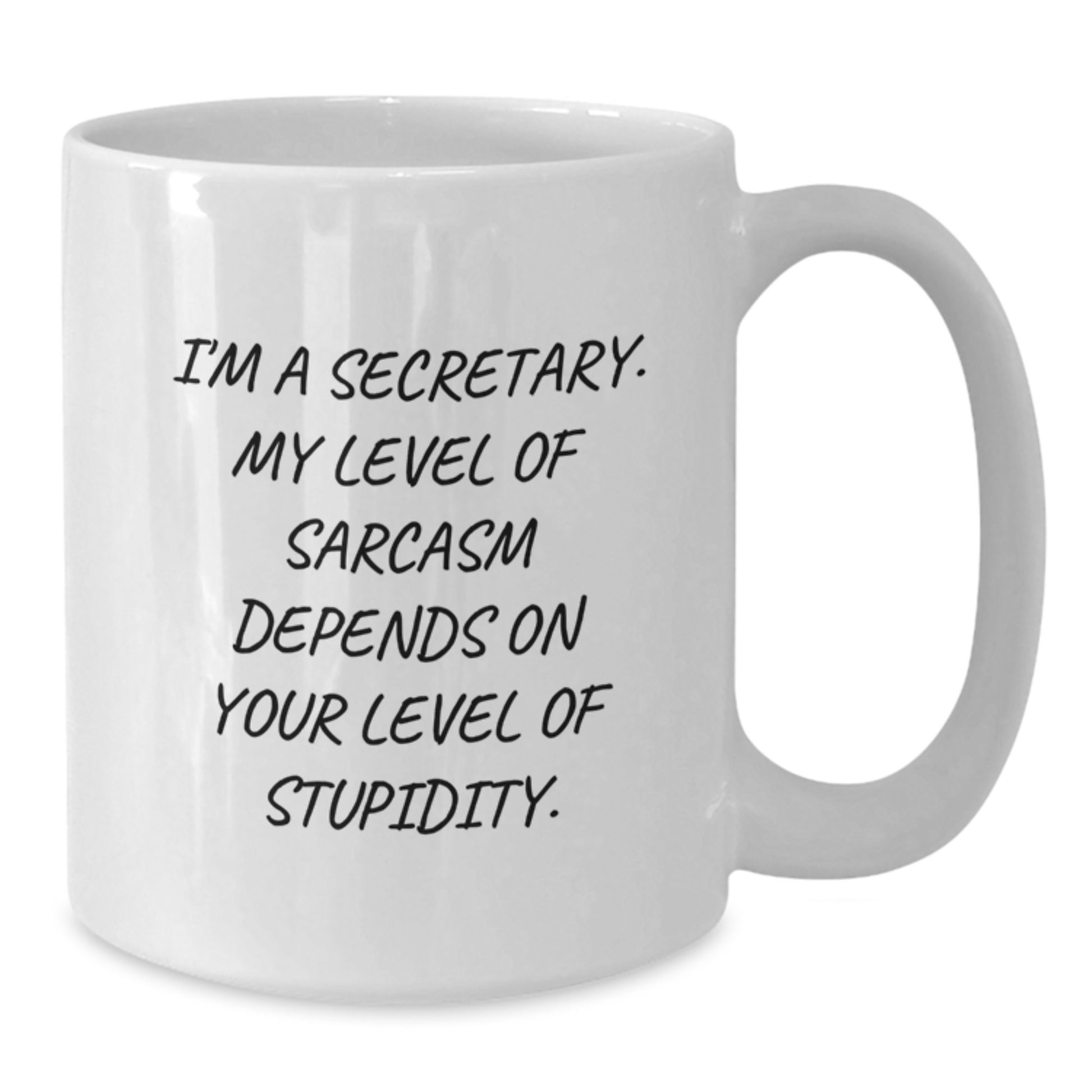 Funny Secretary White Coffee Mug Gifts for Secretary from Friends on Valentine's - Additional