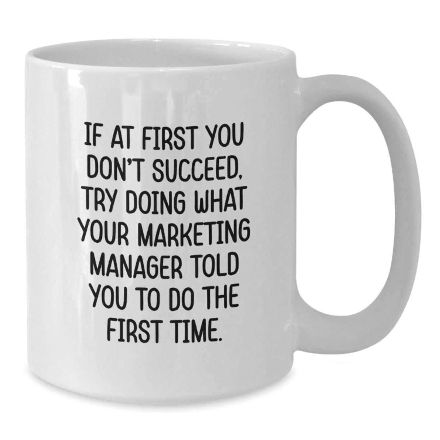 Funny Marketing Manager Quotes White Coffee Mug Gifts for Men Women Coworkers Family, Marketing Manager Love Jokes, White Mug for Valentine's Unique Gifts from Friends - Additional