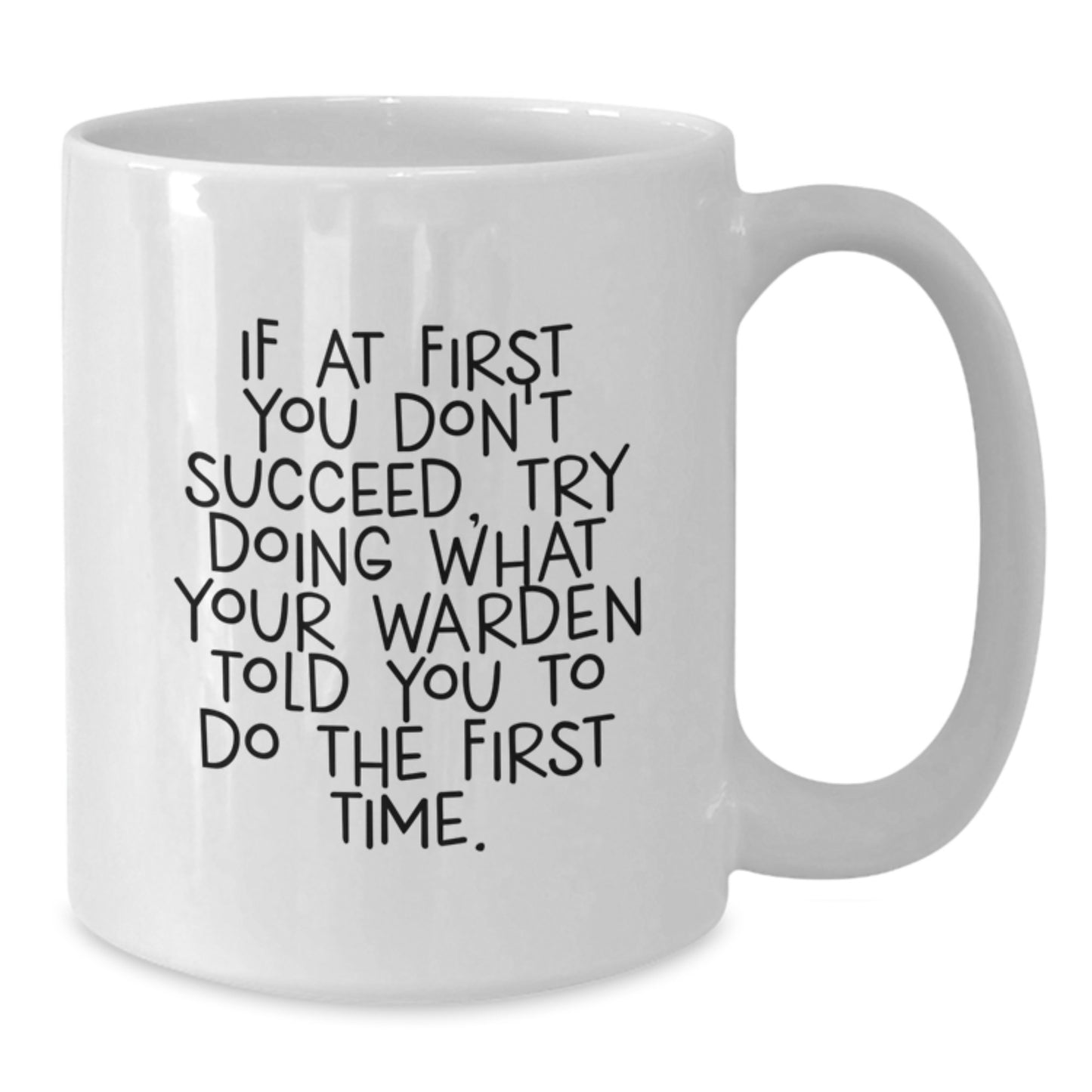 Funny Warden Gifts for Men from Family, White Coffee Mug for Graduation Unique Ideas - Additional