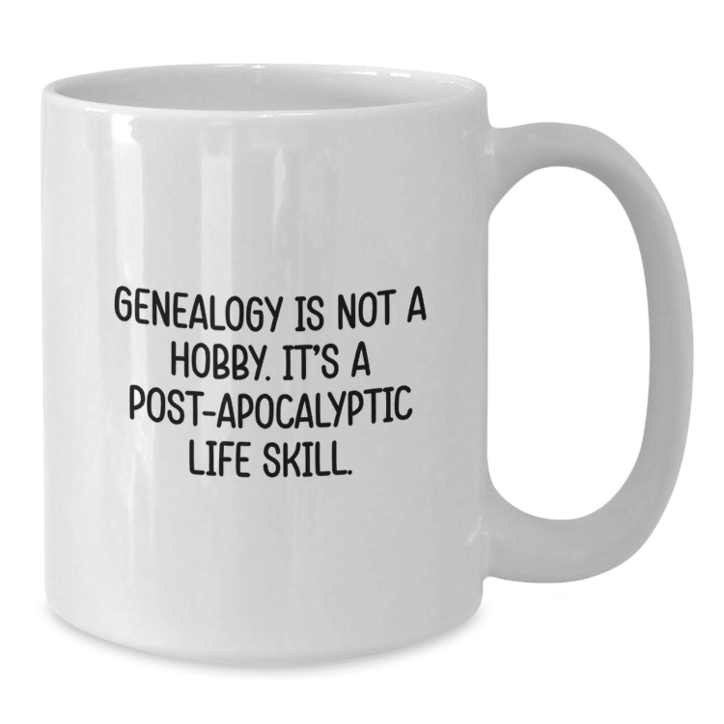 Gifts from Family for Genealogy Enthusiasts, Funny Quote White Coffee Mug for Graduation Unique Gifts for Men and Women - Additional