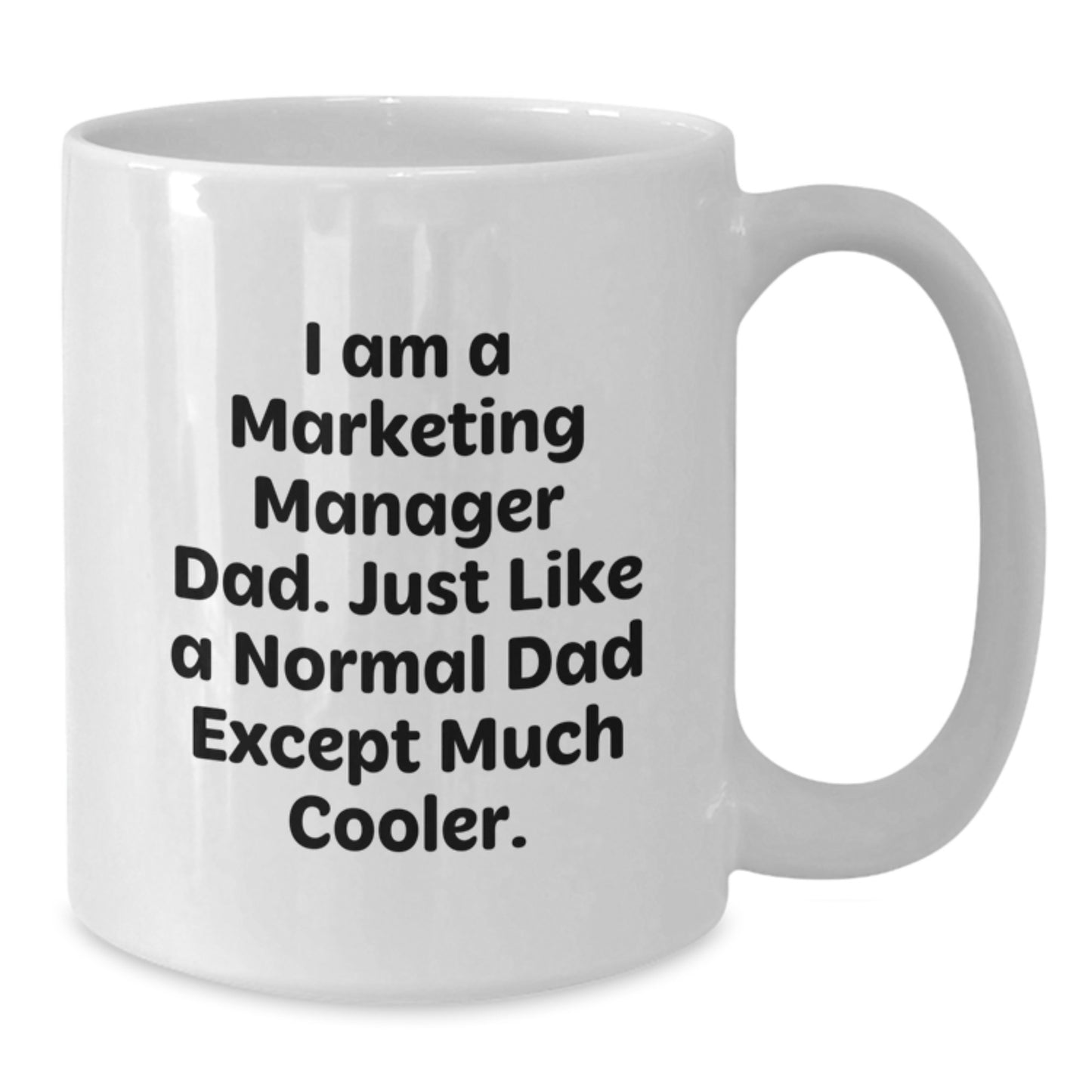 Marketing Manager Keepsake Mug for Him Birthday Gift Ceramic 11oz White - Additional
