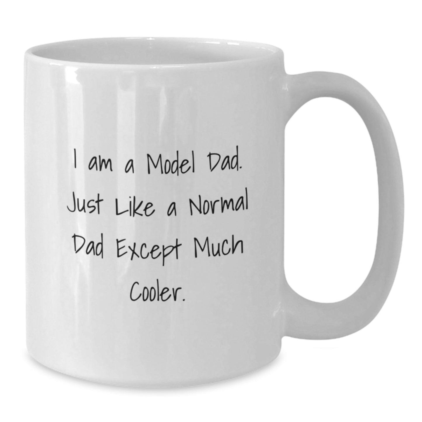 Funny Model Dad White Coffee Mugs Gifts from Men for Graduation Unique - Additional