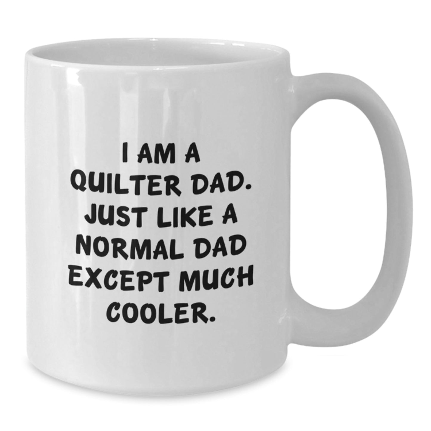 Quilter Dad Keepsake Mug for Him Birthday Gift Ceramic 11oz Microwave - Additional