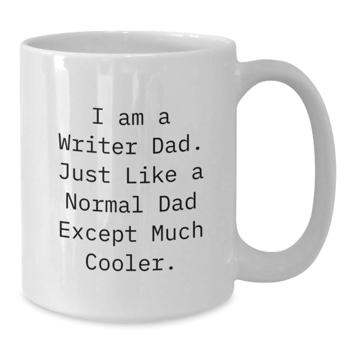 Writer Keepsake White Ceramic Coffee Mug for Him Birthday Gift 11oz - Additional