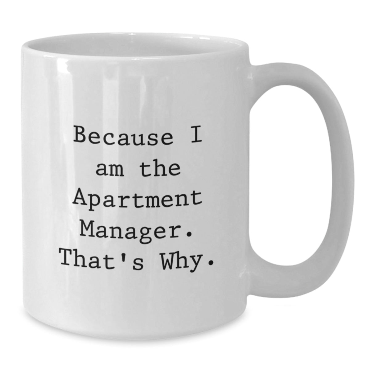 Apartment Manager Keepsake Mug for Him Birthday Gift Ceramic 11oz - Additional