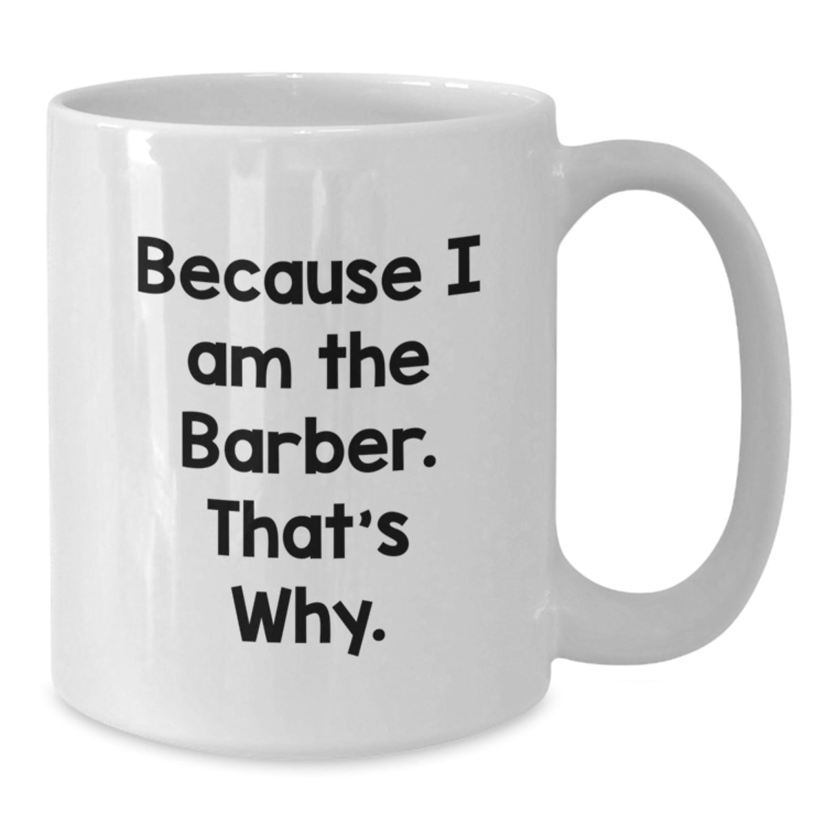 Barber Keepsake White Ceramic 11oz Coffee Mug for Him Birthday Gift - Additional