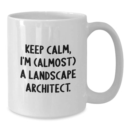 Landscape Architect Gift for Him - Keep Calm Keepsake Mug - Additional