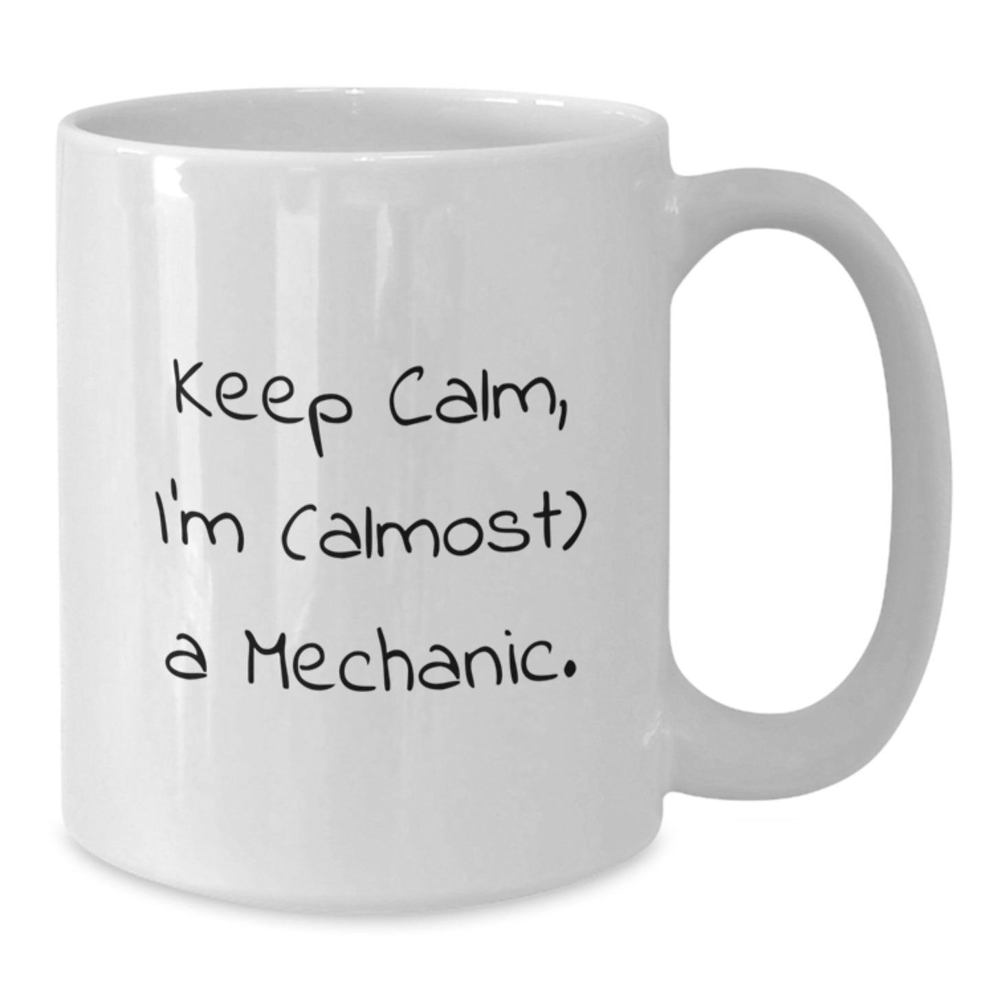 Funny Mechanic White Coffee Mug, Gifts from Men to Friends, Keepsake for Valentine's - Additional