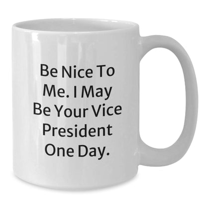 Funny Vice President White Coffee Mug Gifts from Friends and Family for Birthday Unique Gifts - Additional