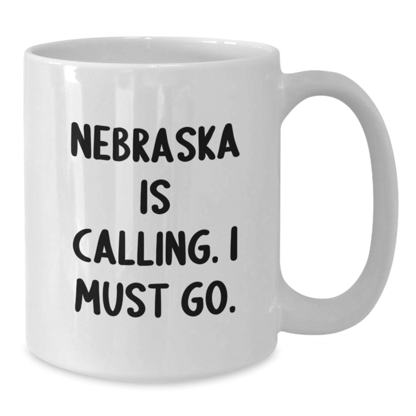Gifts from the Heart, Nebraska White Coffee Mug - Nebraska Is Calling Funny Quote, Great Graduation Unique Gifts for Men Women Friends Family - Additional