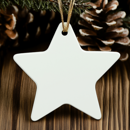 Funny CFO Gifts, 'Keep Calm Or I Will Use My Cfo Voice', White Star Ornament for Men, Women, Friends, Coworkers, Family - Unique Christmas Unique Gifts from - Image 4