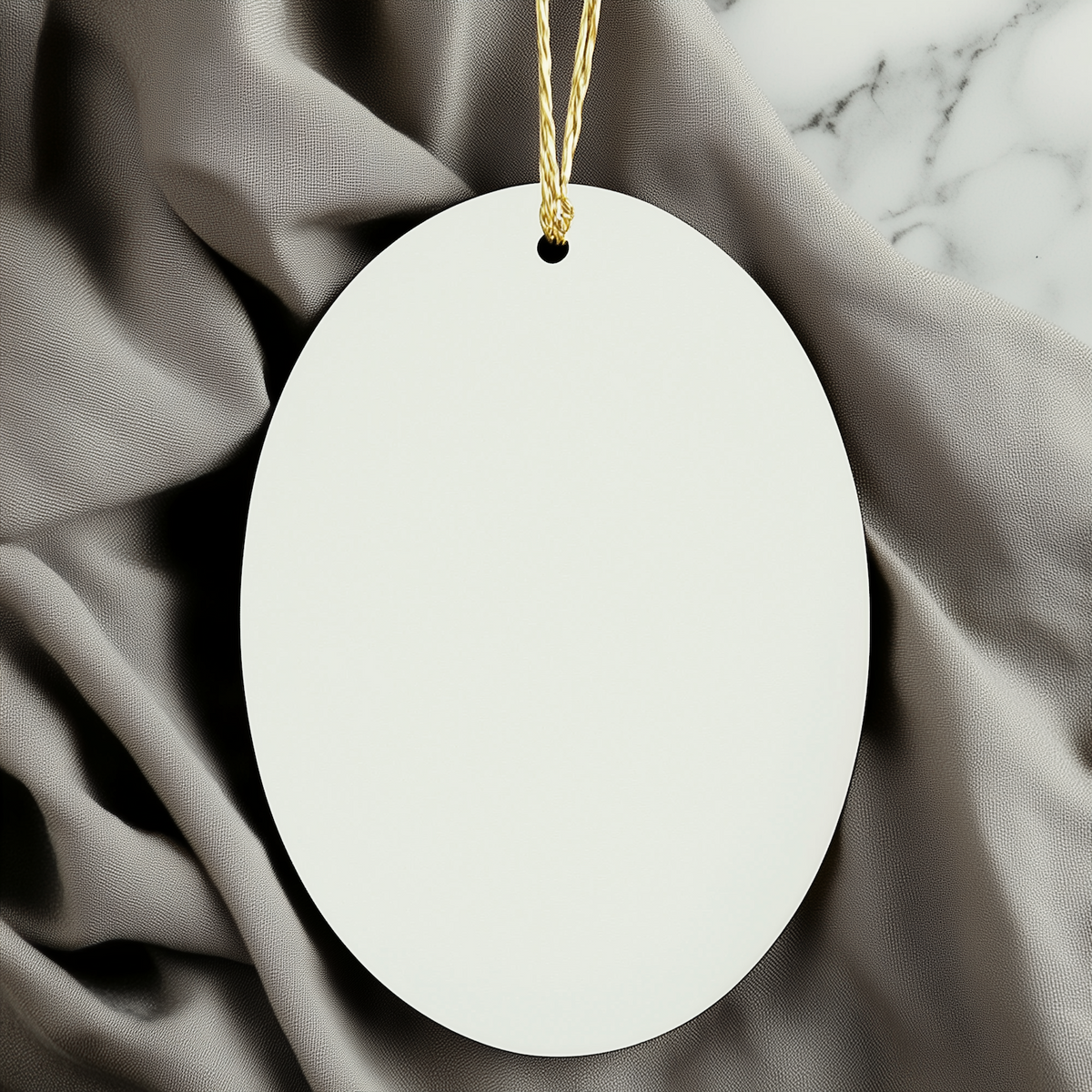Funny Rhode Island Unique Gifts: I'm Not Perfect But I'm From Rhode Island And That's Basically The Same Thing Oval Ornament for Christmas Tree Decorations - Image 3
