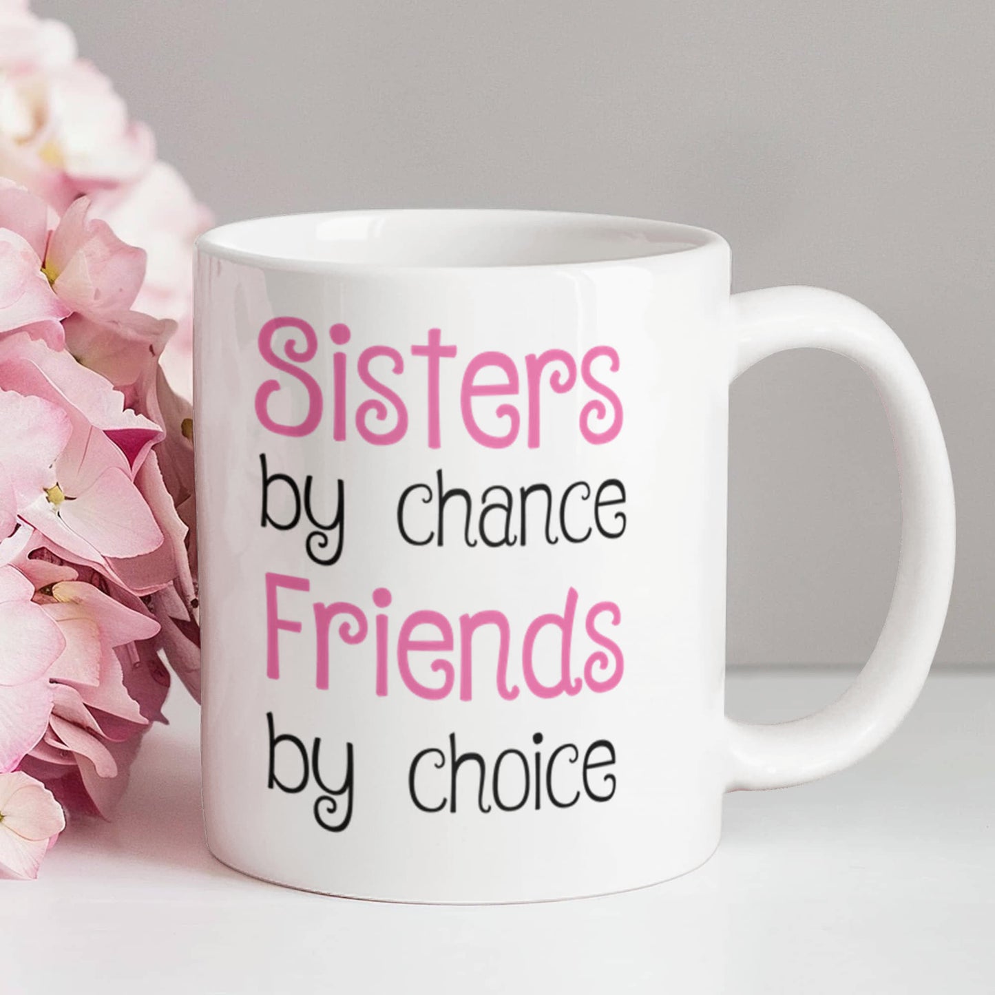 Sisters by Chance, Friends by Choice Coffee Mug