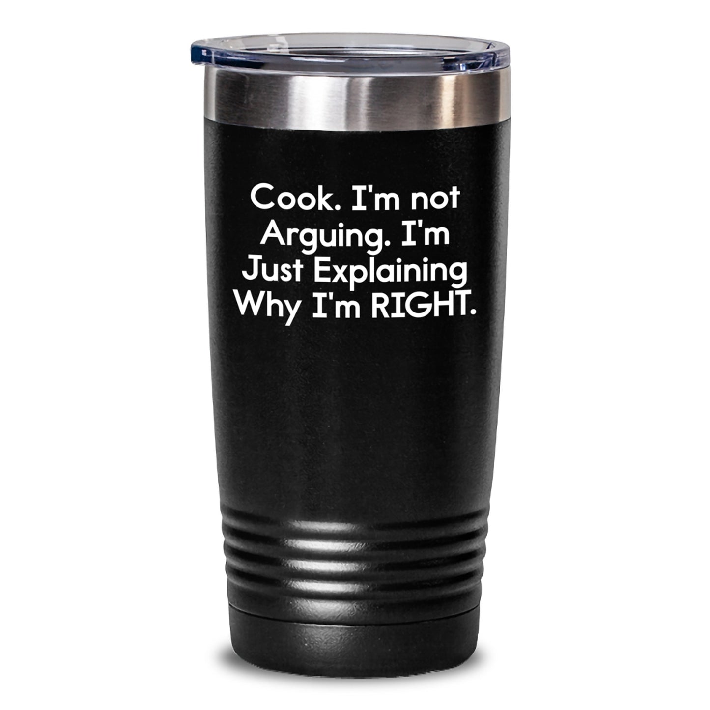 Funny Cook Gifts from Friends, 20oz 30oz Tumbler for Cook Enthusiasts, Christmas Unique Ideas for Men Women - Main