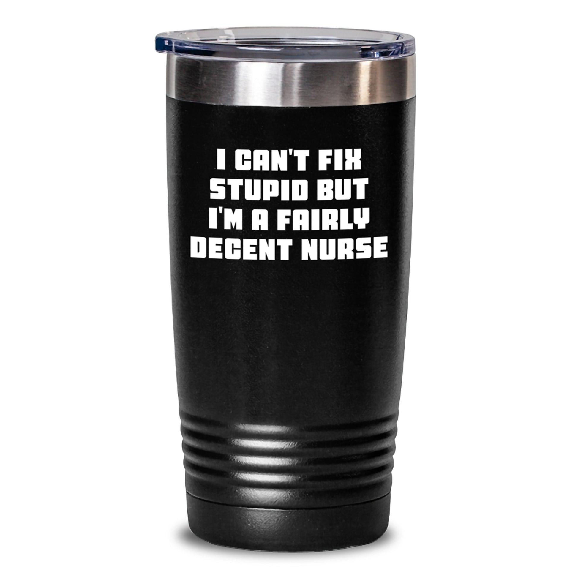 Funny Nurse Gifts for Men, Birthday Unique Gifts from Friends to Coworkers, 20oz/30oz Insulated Tumbler for Nurses - Main