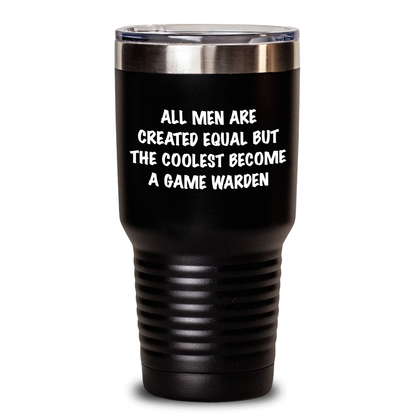 Funny Game Warden Gifts from Men for Game Wardens - Tumbler for Hot and Cold Drinks, Mother's Day Unique Gifts - Main