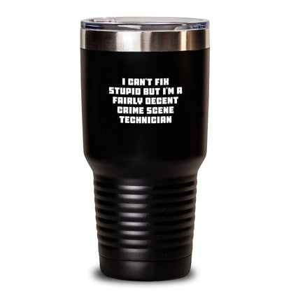 Funny Crime Scene Technician Tumbler Gifts from Men to Crime Scene Technician on Birthday Unique - Main