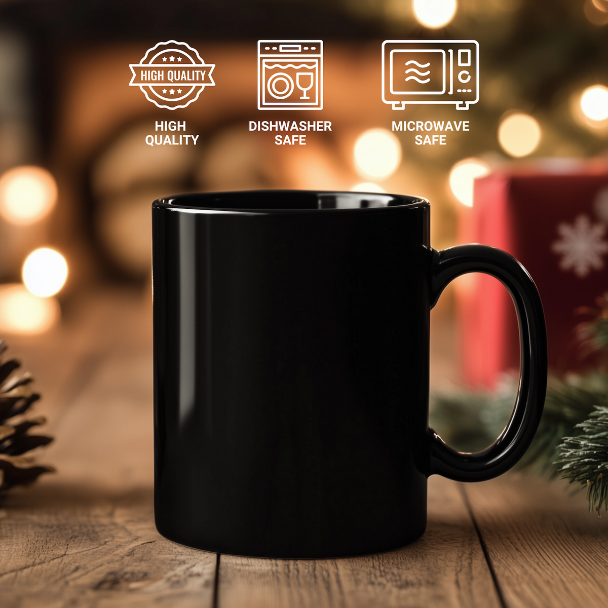 Funny Gifts for Nuclear Technologists - My Heart Belongs To A Nuclear Technologist Black Coffee Mug, Gifts from Friends to Nuclear Technologist, Unique Father's Day Unique Gifts - Additional