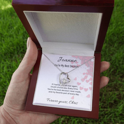 Forever Love Heart Necklace – Romantic Valentine’s Gift for Her