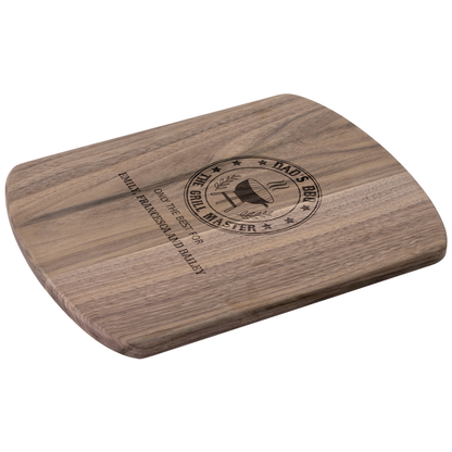 Personalized Dad’s BBQ Cutting Board – The Grill Master, Only the Best for [Custom Names]