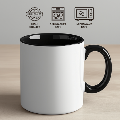 Oncologist Gifts - Funny Two Tone Coffee Mug, 'Retired Oncologist. Figure It Out Yourself.' for Father's Day Unique Gifts from Family - Additional
