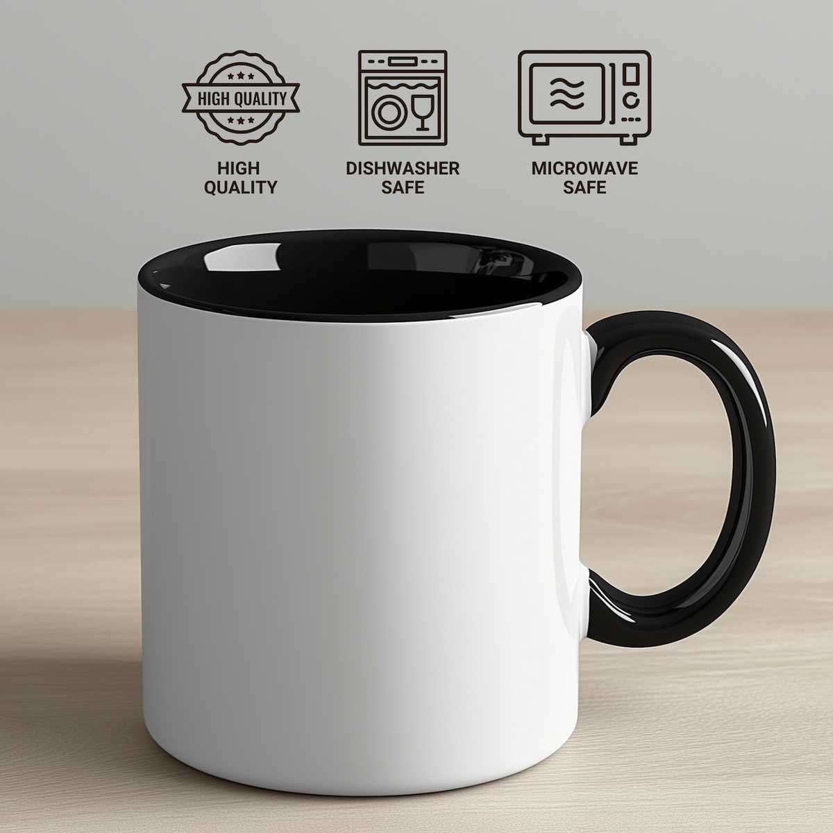 Funny Barber Gifts from Friends - Two Tone Coffee Mug, 'Barber. Because Freaking' genius Is Not An Official Job Title.' for Mom's Day - Additional