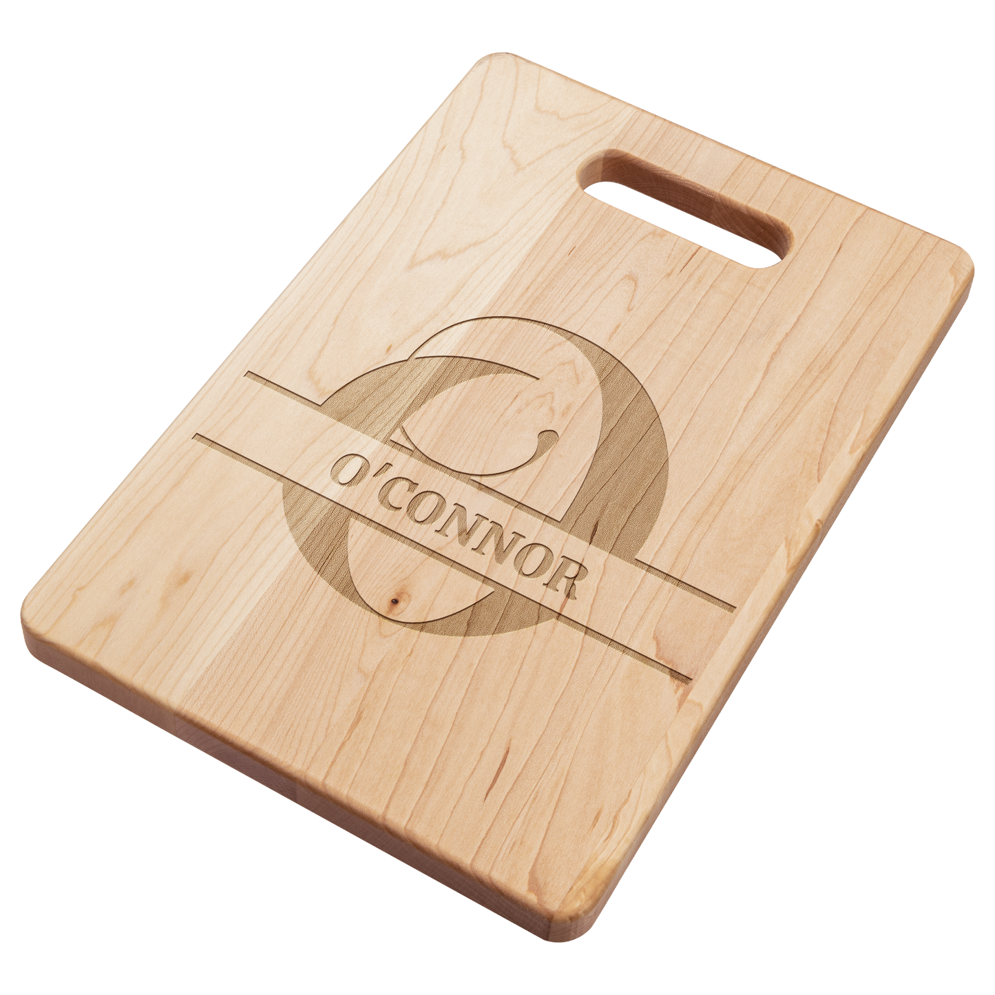 Personalized Monogram Maple Cutting Board – Custom Name & Letter – Handcrafted in the USA