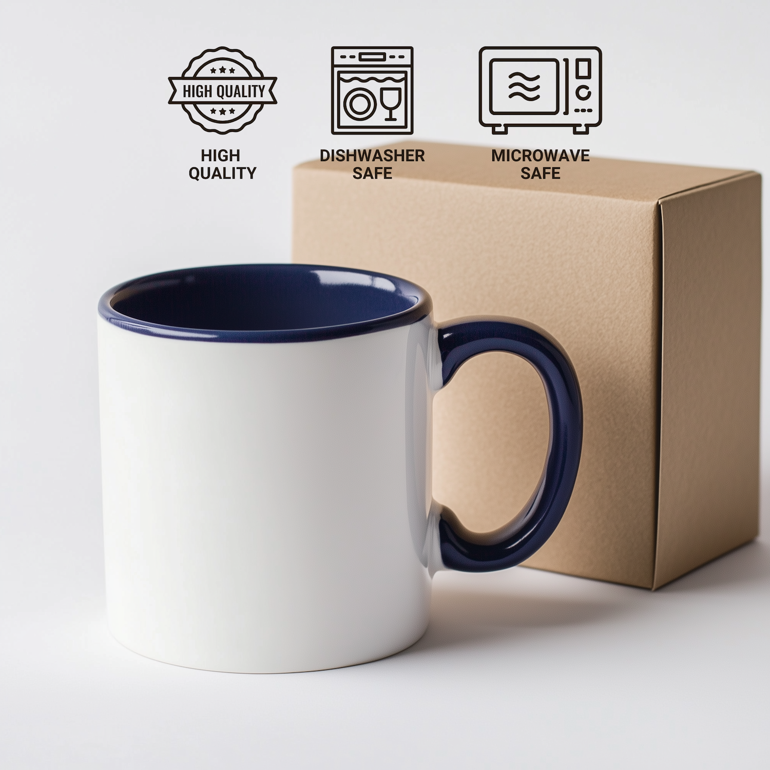 Samoyed Dog Lovers Funny Mugs Gifts for Men from Friends Family, 'My Samoyed And I Talk Shit About You' Quote, Unique Two Tone Coffee Mug for Father's Day - Additional