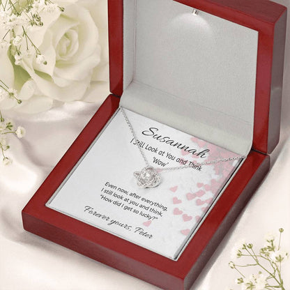 Love Knot Necklace – Symbol of Eternal Bond & Romantic Gift for Her