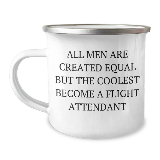 Flight Attendants Rule - Funny Camping Mug Gifts from Men for Flight Attendants on Mother's Day - Image 1