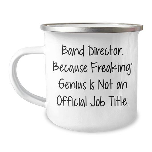 Funny Band Director Gifts from Men to Band Directors, Unique Camping Mug for Mother's Day - Image 1