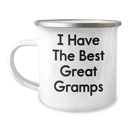 Funny Gramps Camping Mug, I Have The Best Great Gramps, Gifts from Family for Gramps, Unique Father's Day Unique Gifts for Men - Image 1
