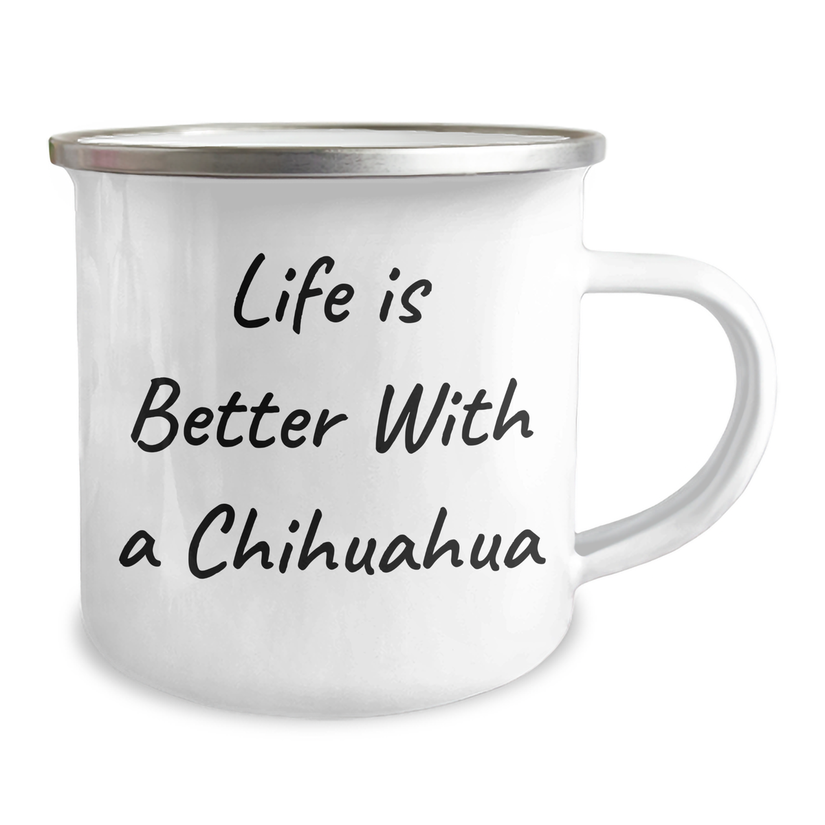 Chihuahua Dog Lovers Rejoice Funny Camping Mug Gifts from Friends and Family for Chihuahua Dog Owners on Father's Day - Image 2