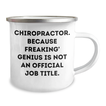 Chiropractor Gifts for Men Funny Camping Mug, Gifts from Family, Chiropractor Quote, Father's Day Unique Gifts - Image 2