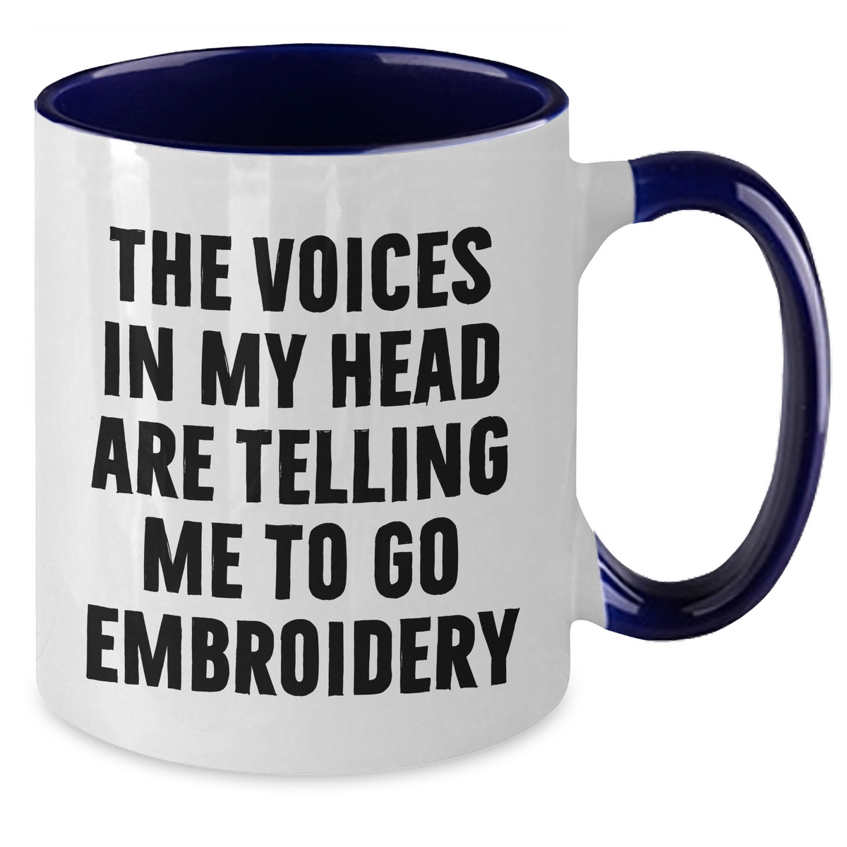 Funny Embroidery Quotes Two Tone Coffee Mug Gifts for Men from Friends on Father's Day - Additional