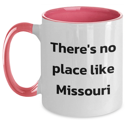 Funny Missouri Quote Two Tone Coffee Mug Gifts for Men from Missouri Enthusiasts, Father's Day Unique Gifts from Friends, Missouri Gifts for Men, Gifts from Missouri - Main