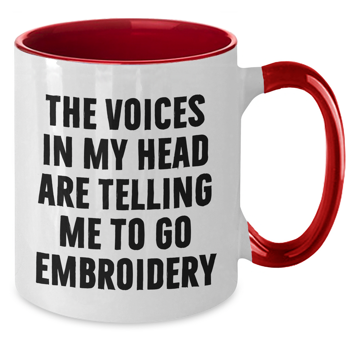 Funny Embroidery Quotes Two Tone Coffee Mug Gifts for Men from Friends on Father's Day - Additional
