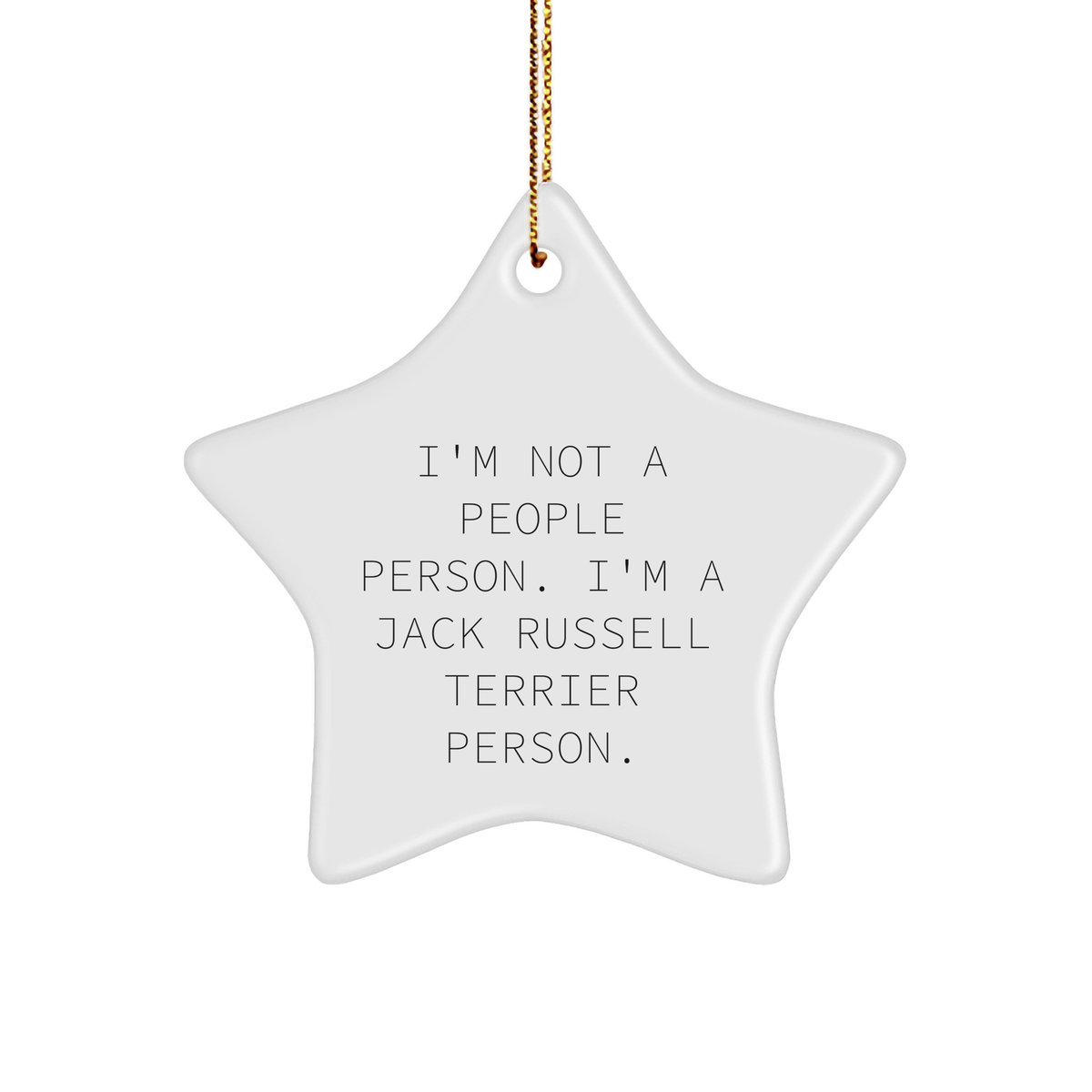 Funny Jack Russell Terrier Dog Quirks Gifts from Men to Women Friends Coworkers Family for Christmas - Image 1