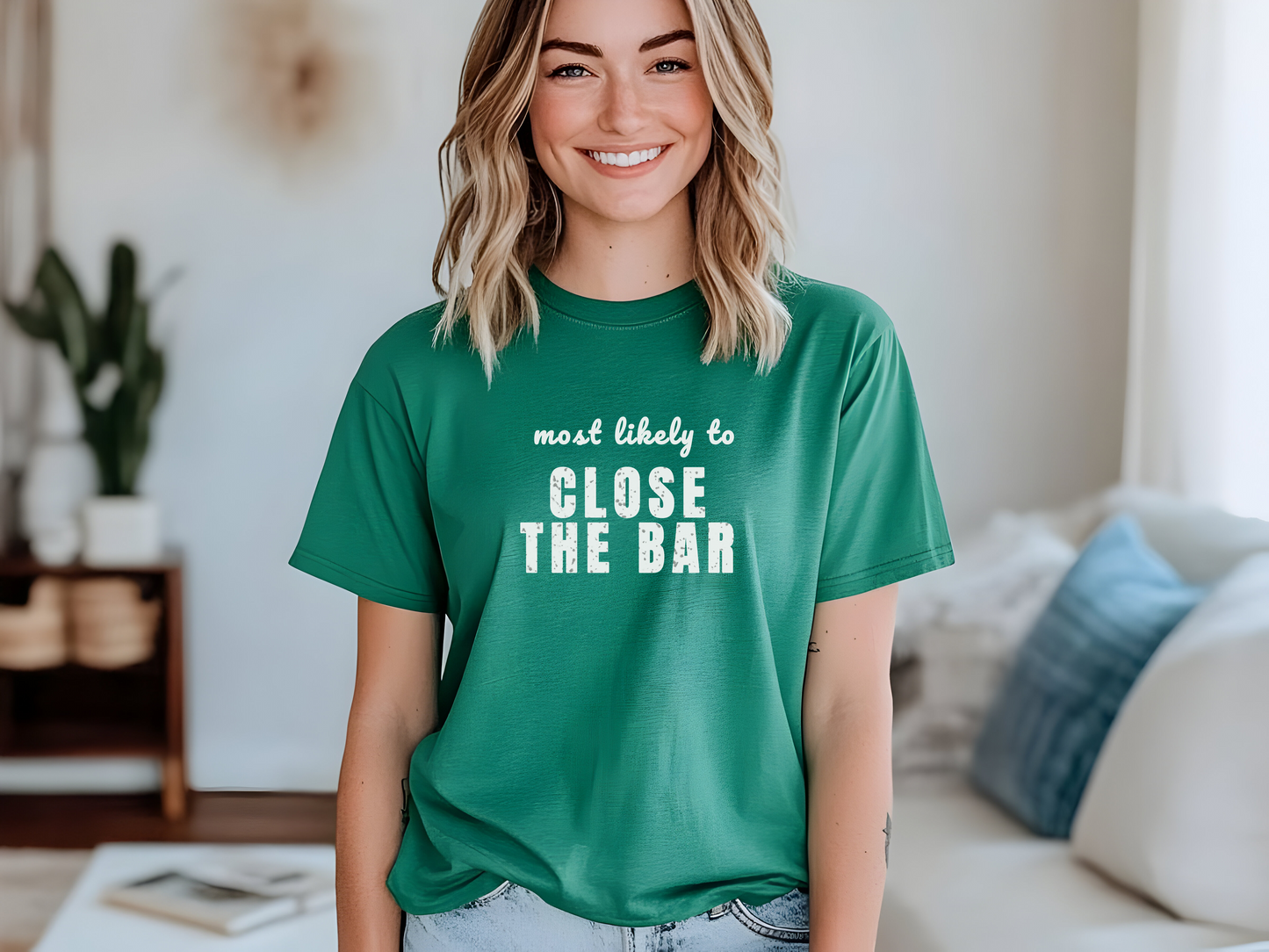 CLOSE THE BAR SPT02 St Patricks Day Bachelorette Shirt, Funny Irish Party Tee, Most Likely to Shirt, Pub Crawl Outfit, Girls Night Out Tee