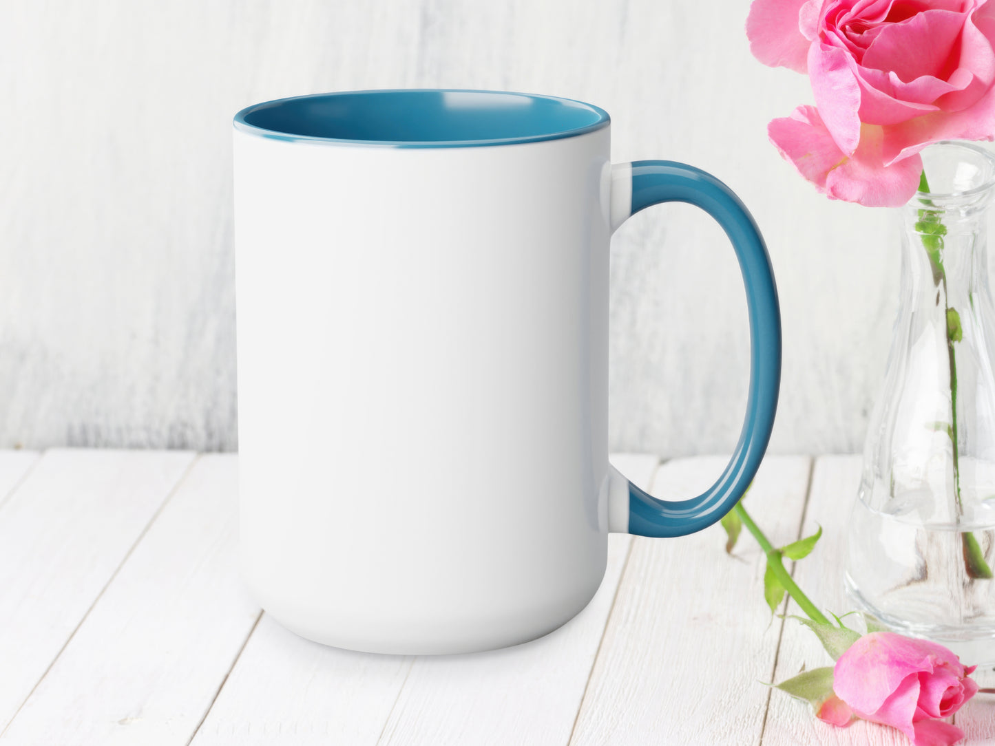 Personalized Monogram Mug – Custom Family Name with Elegant Initial